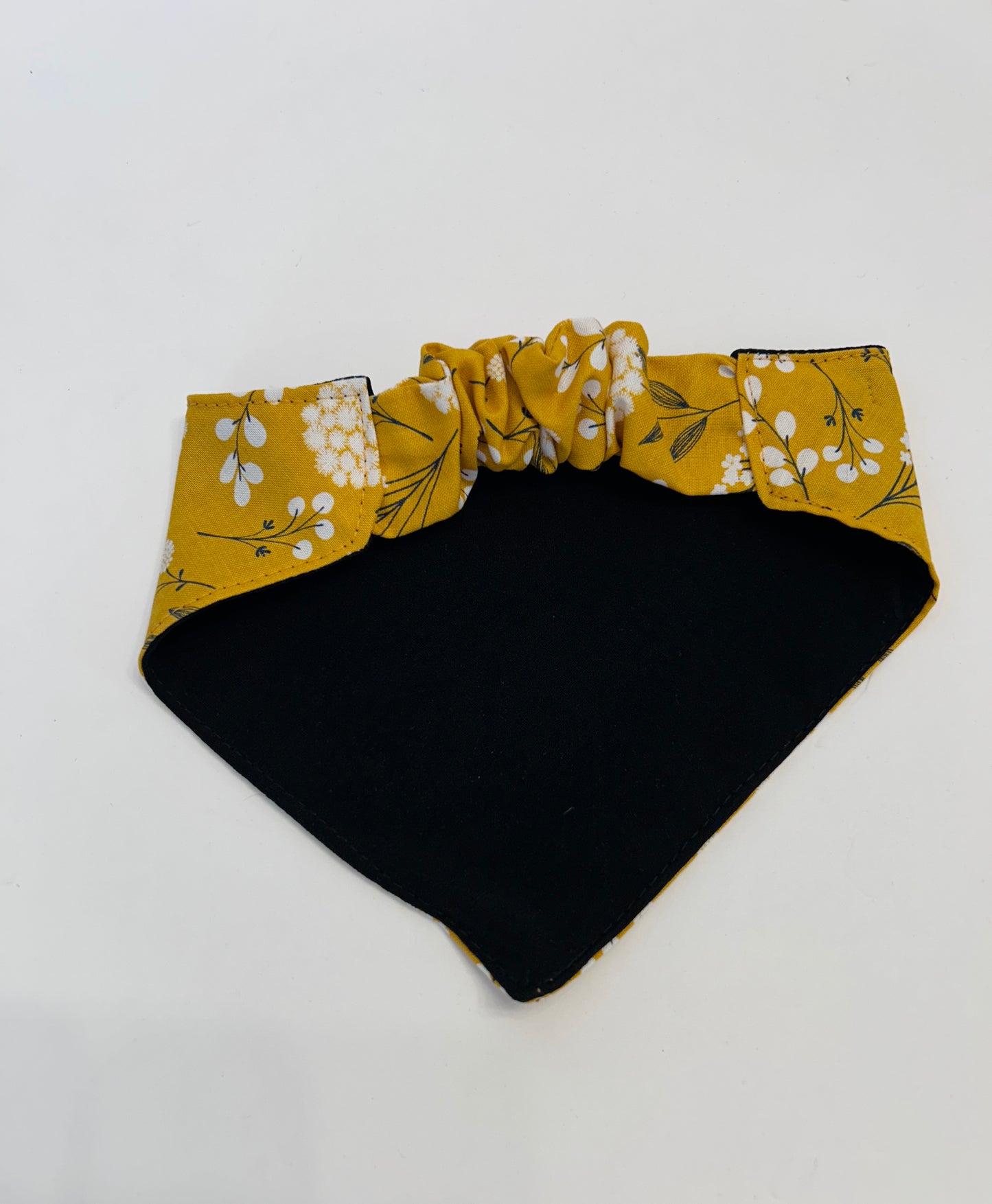 Wildflower & Pale Yellow Slip-On Pet Scrunchie