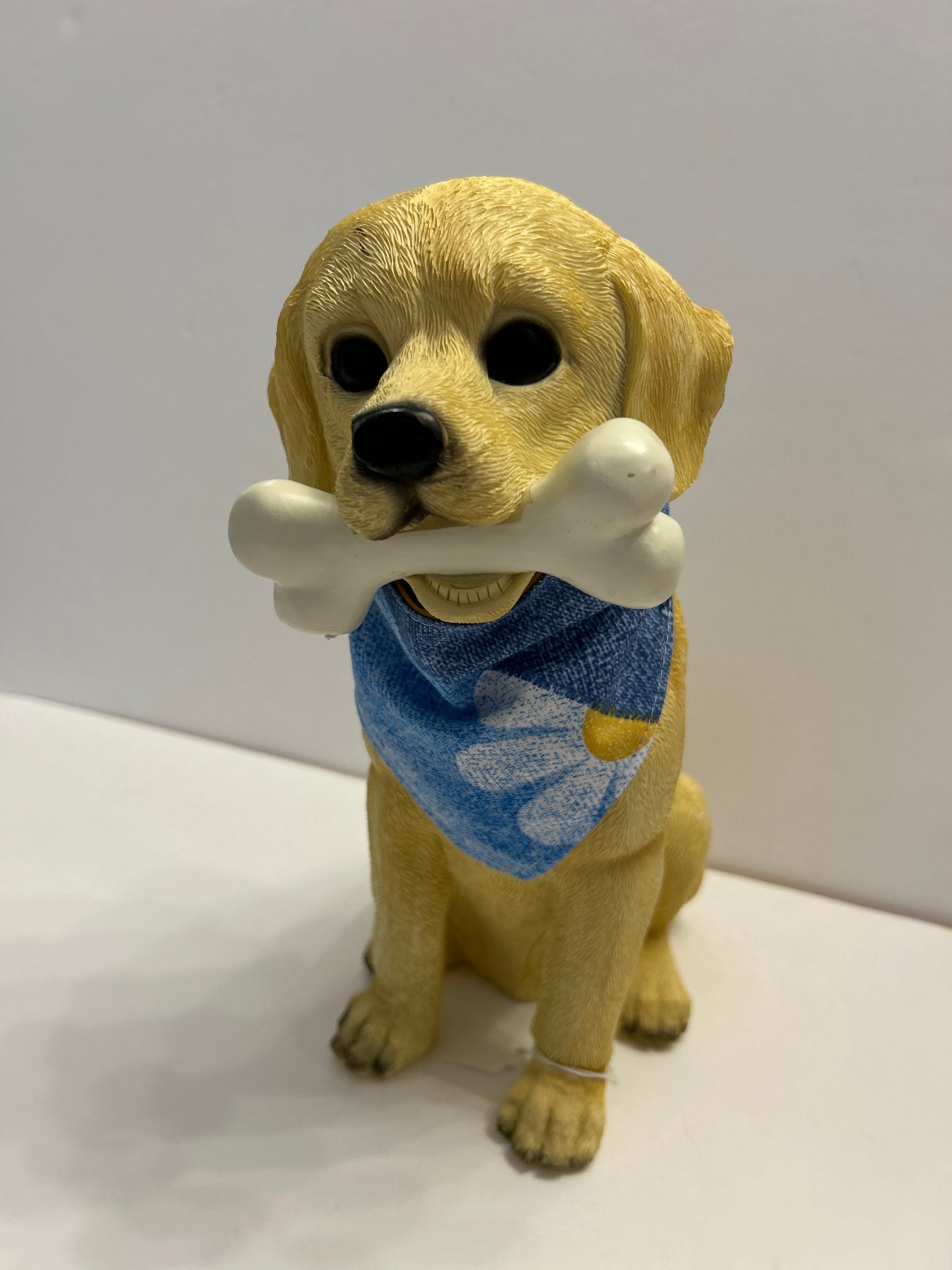 Patchwork Daisy & Denim Dog Scrunchy Bandana