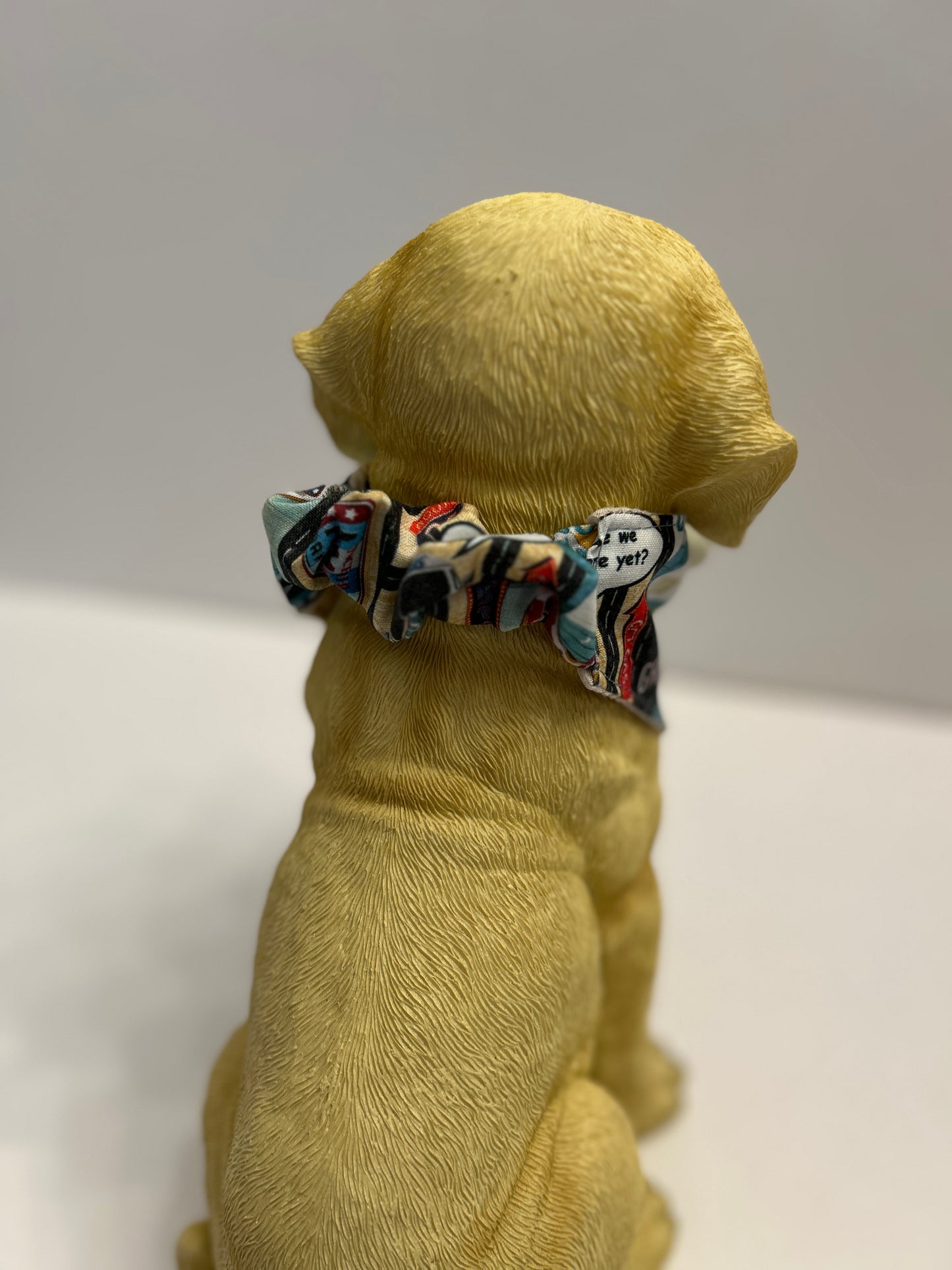 Hit the Road in Style with Our "Road Trip" Scrunchie Dog Bandana!