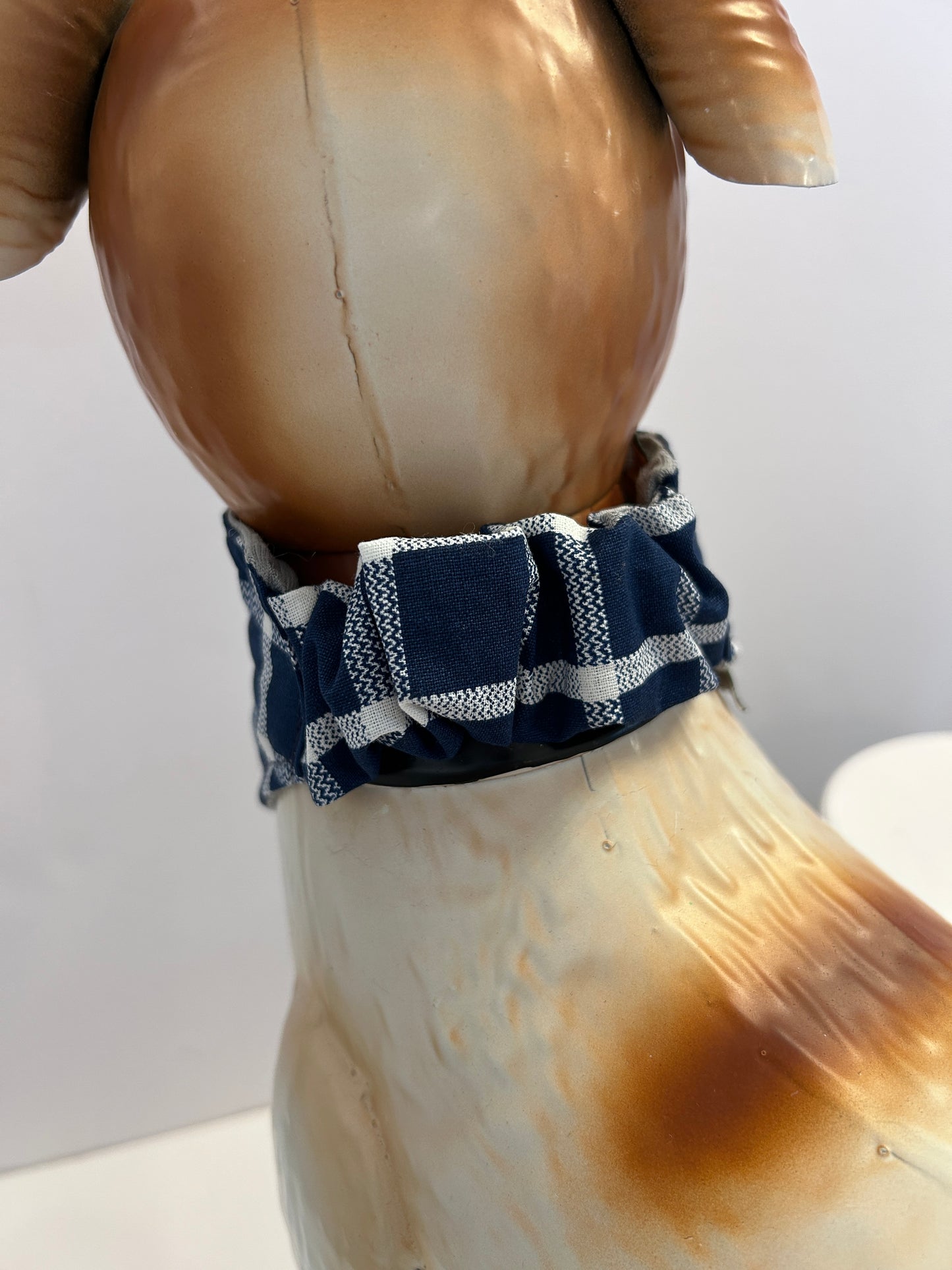 Classic Dark Blue Plaid Pet Apparel