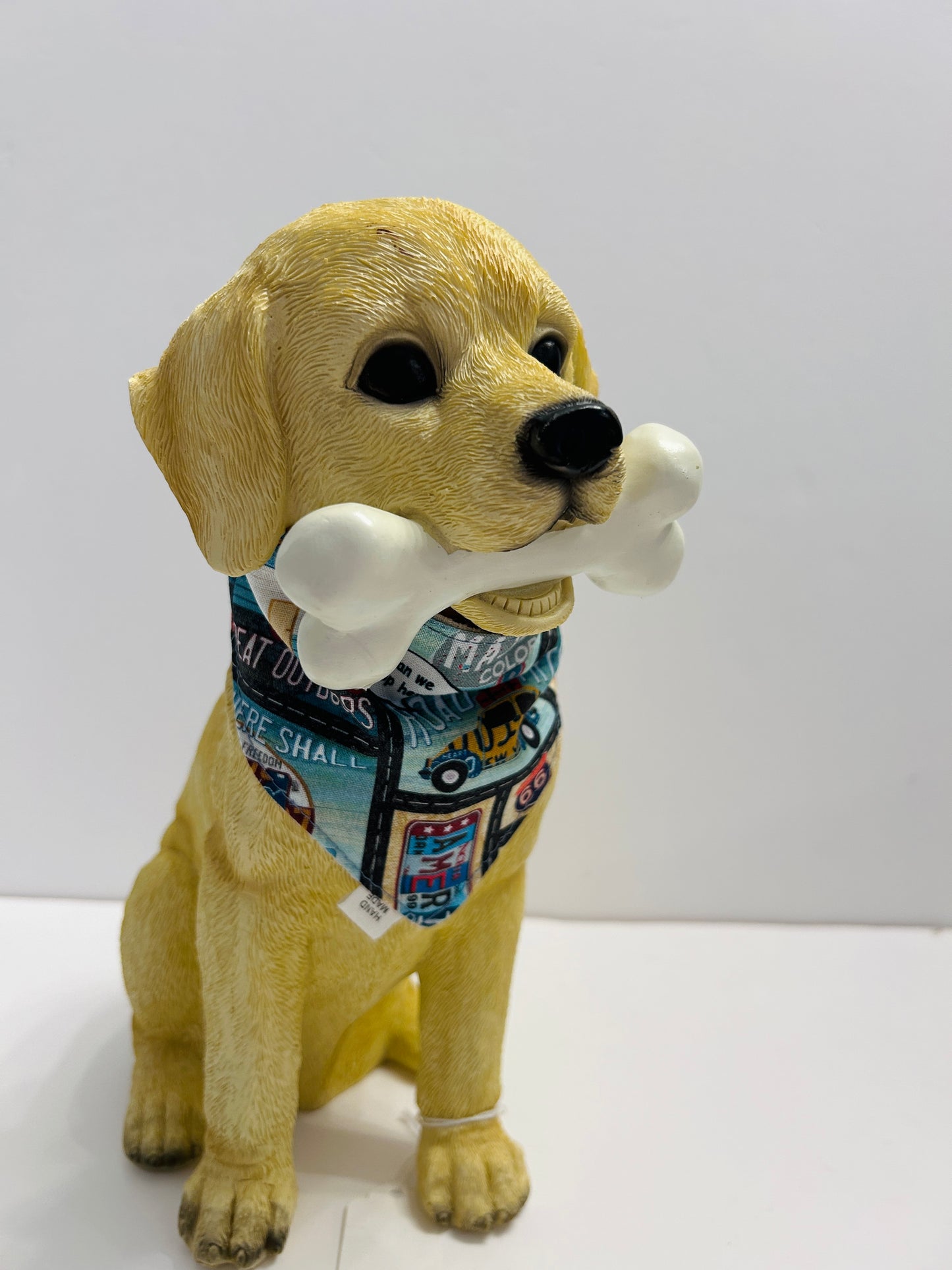 Hit the Road in Style with Our "Road Trip" Scrunchie Dog Bandana!