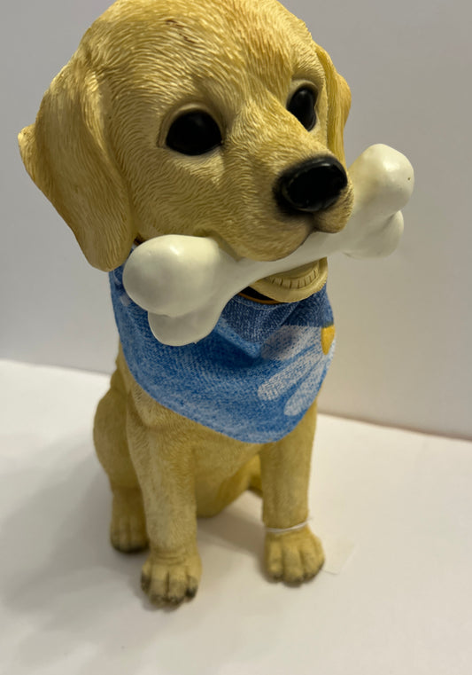 Patchwork Daisy & Denim Dog Scrunchy Bandana