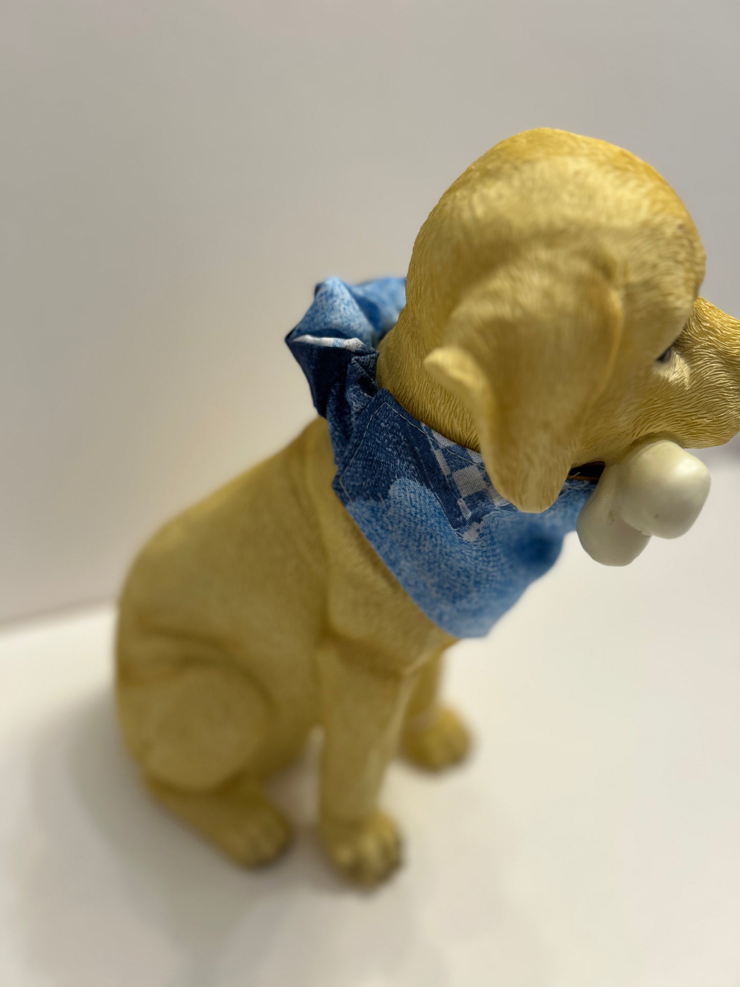 Patchwork Daisy & Denim Dog Scrunchy Bandana