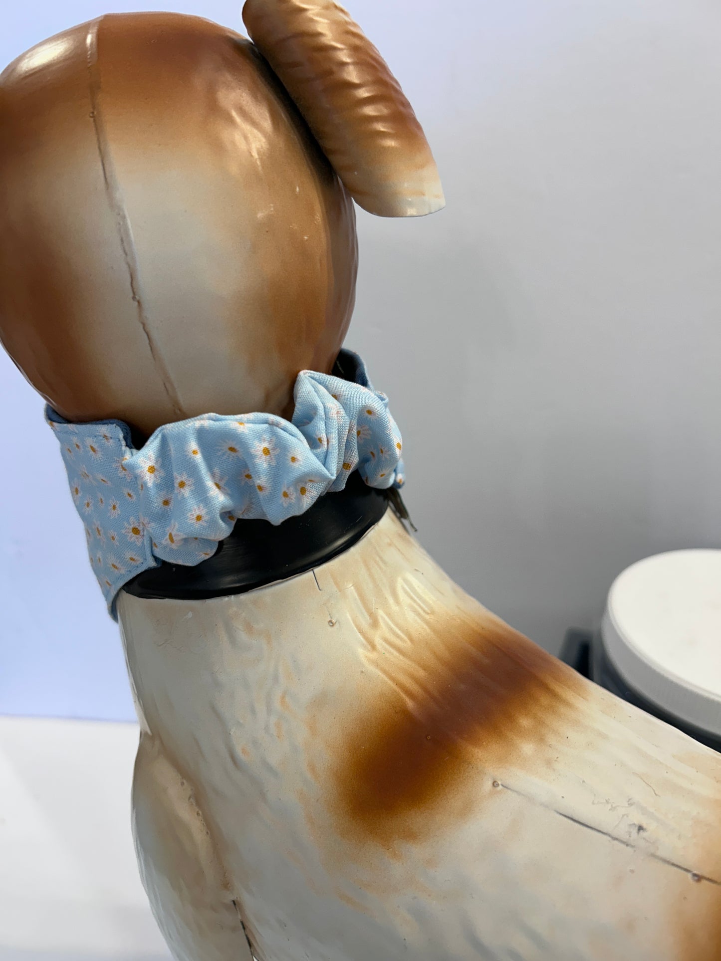 Light Blue Slip-On Pet Scrunchie