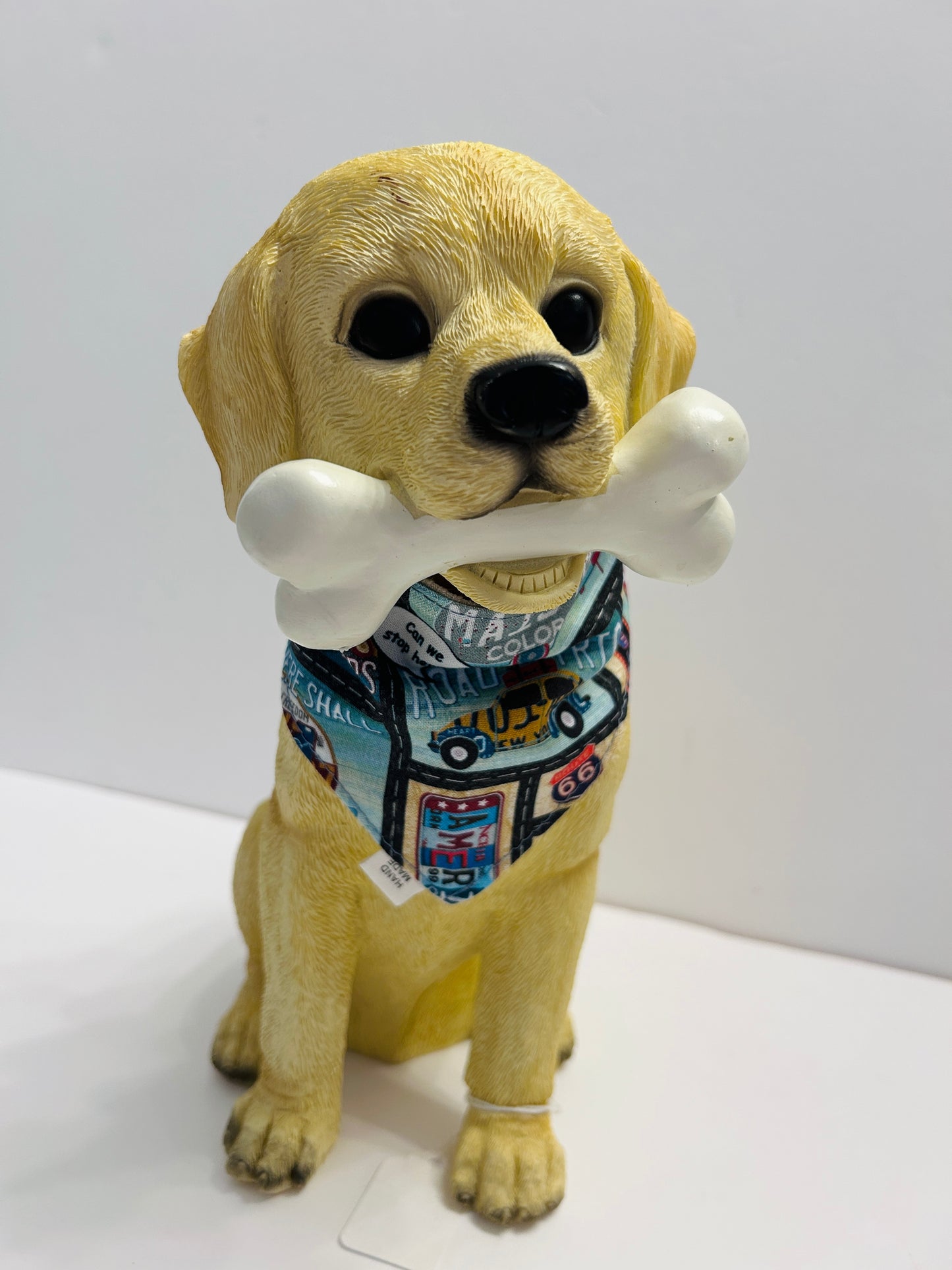 Hit the Road in Style with Our "Road Trip" Scrunchie Dog Bandana!