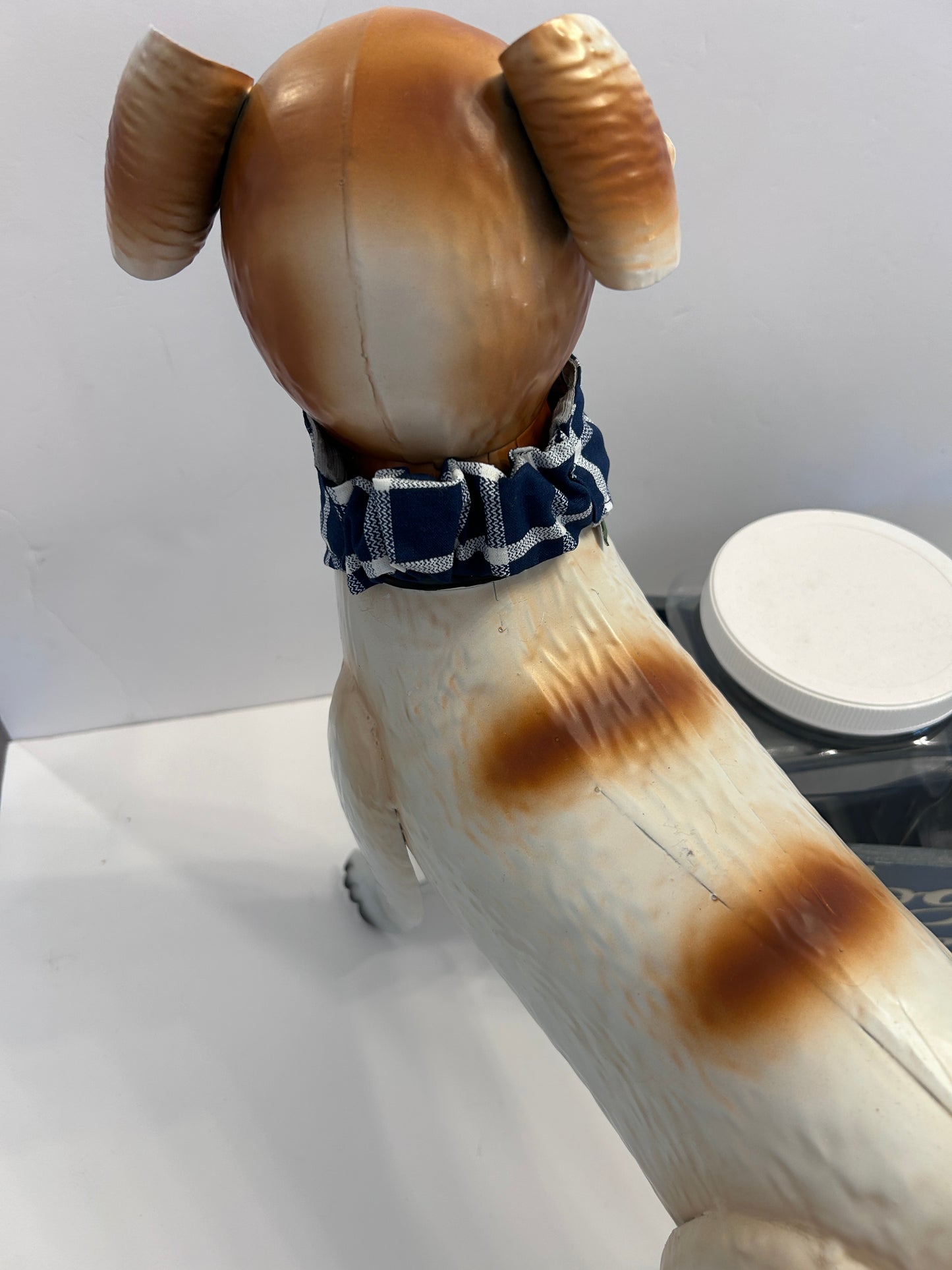 Classic Dark Blue Plaid Pet Apparel